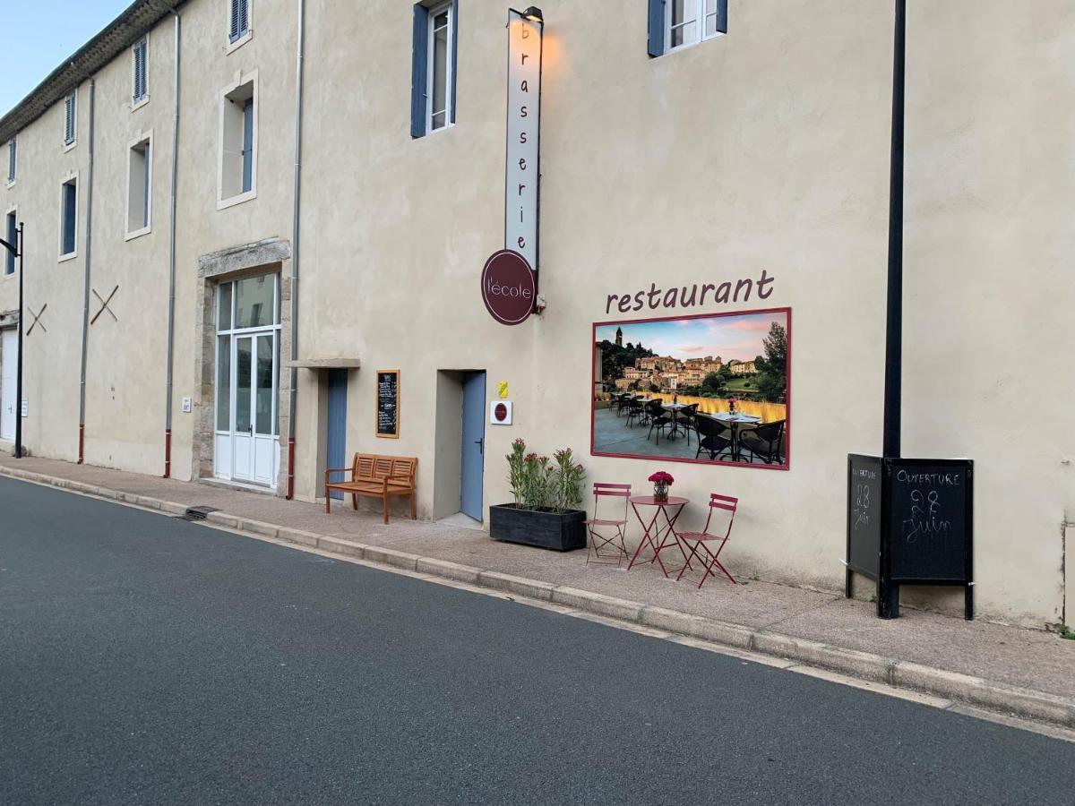 Ecole Olargues - Chambres & Restaurant - Teritoria Exterior foto